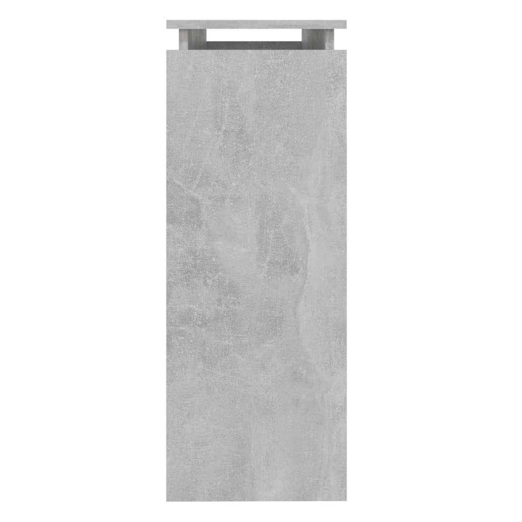 Tavolo Consolle Grigio Cemento 102x30x80 cm in Truciolato - homemem39