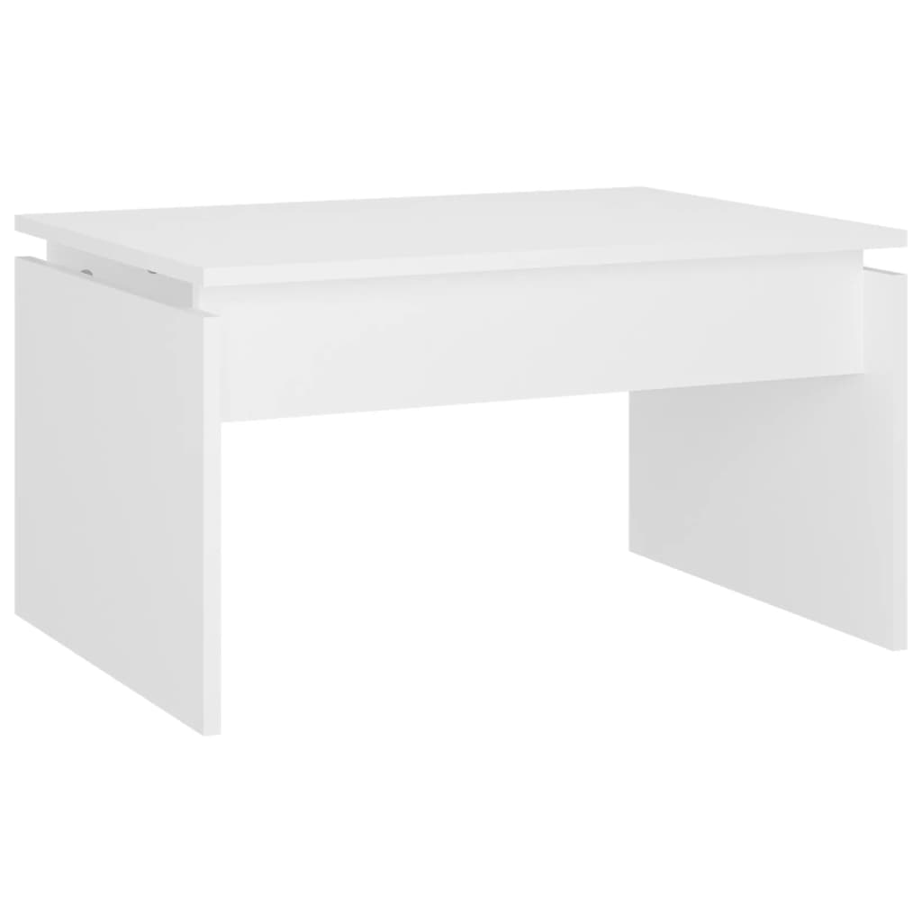 Tavolino da Salotto Bianco 68x50x38 cm Legno Multistrato - homemem39