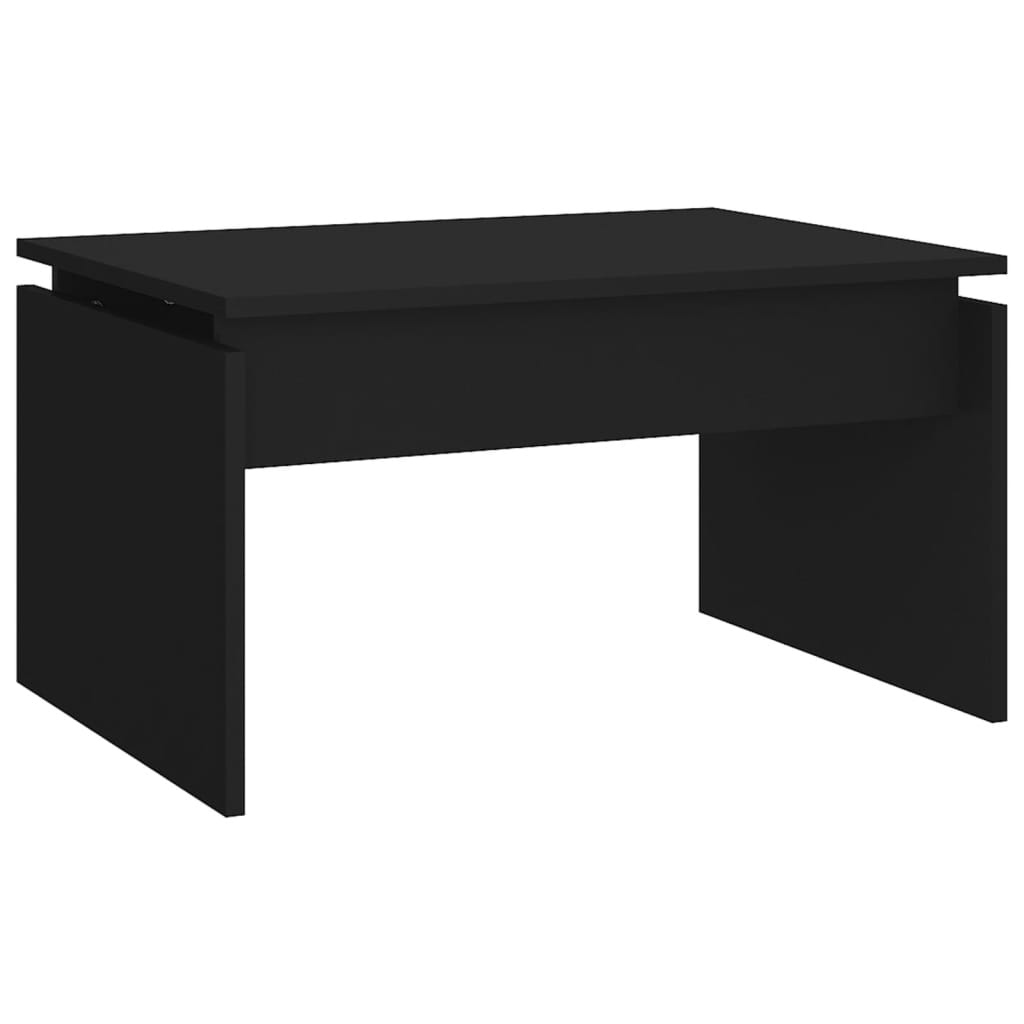 Tavolino da Salotto Nero 68x50x38 cm in Truciolato - homemem39