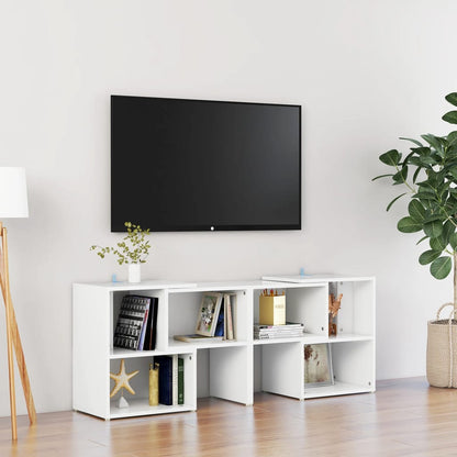 Mobile TV Bianco 104x30x52 cm inLegno Multistrato - homemem39