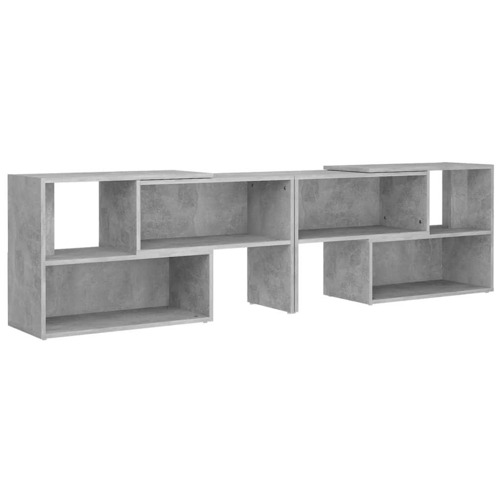 Mobile TV Grigio Cemento 149x30x52 cm in Truciolato - homemem39