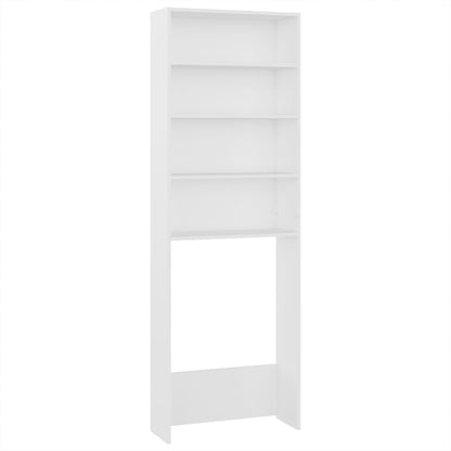 Mobile per Lavatrice Bianco 64x24x190 cm - homemem39