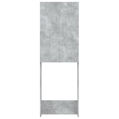 Mobile per Lavatrice Grigio Cemento 64x25,5x190cm - homemem39