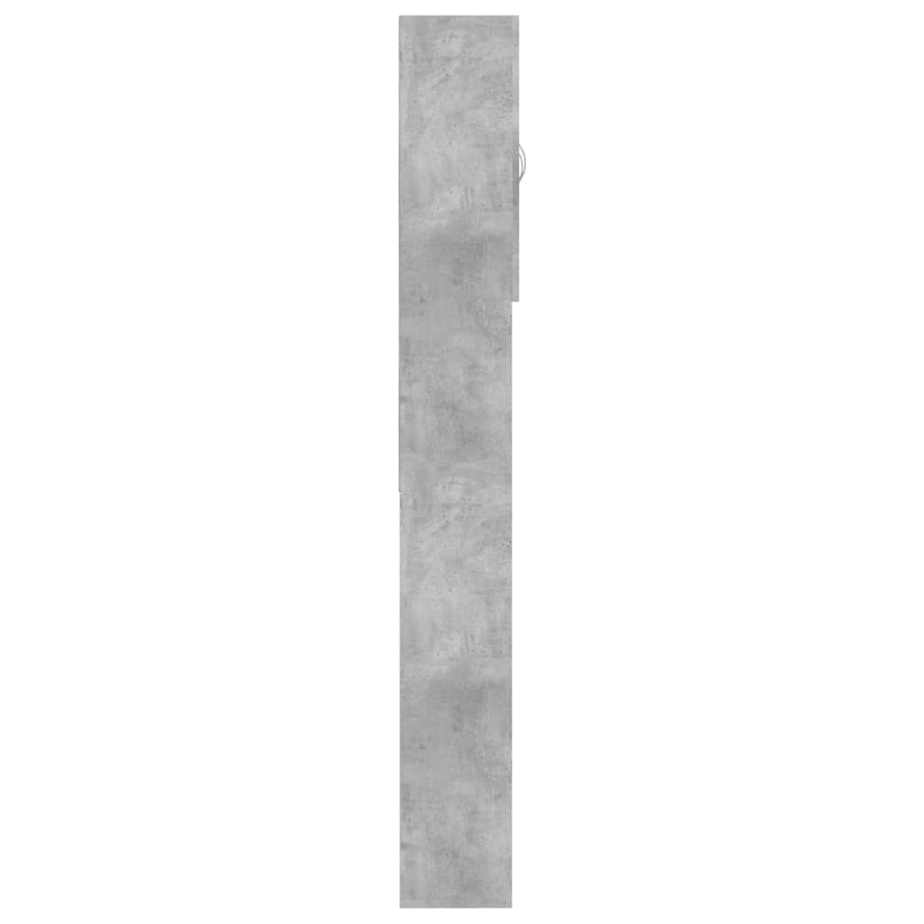 Mobile per Lavatrice Grigio Cemento 64x25,5x190 cm - homemem39