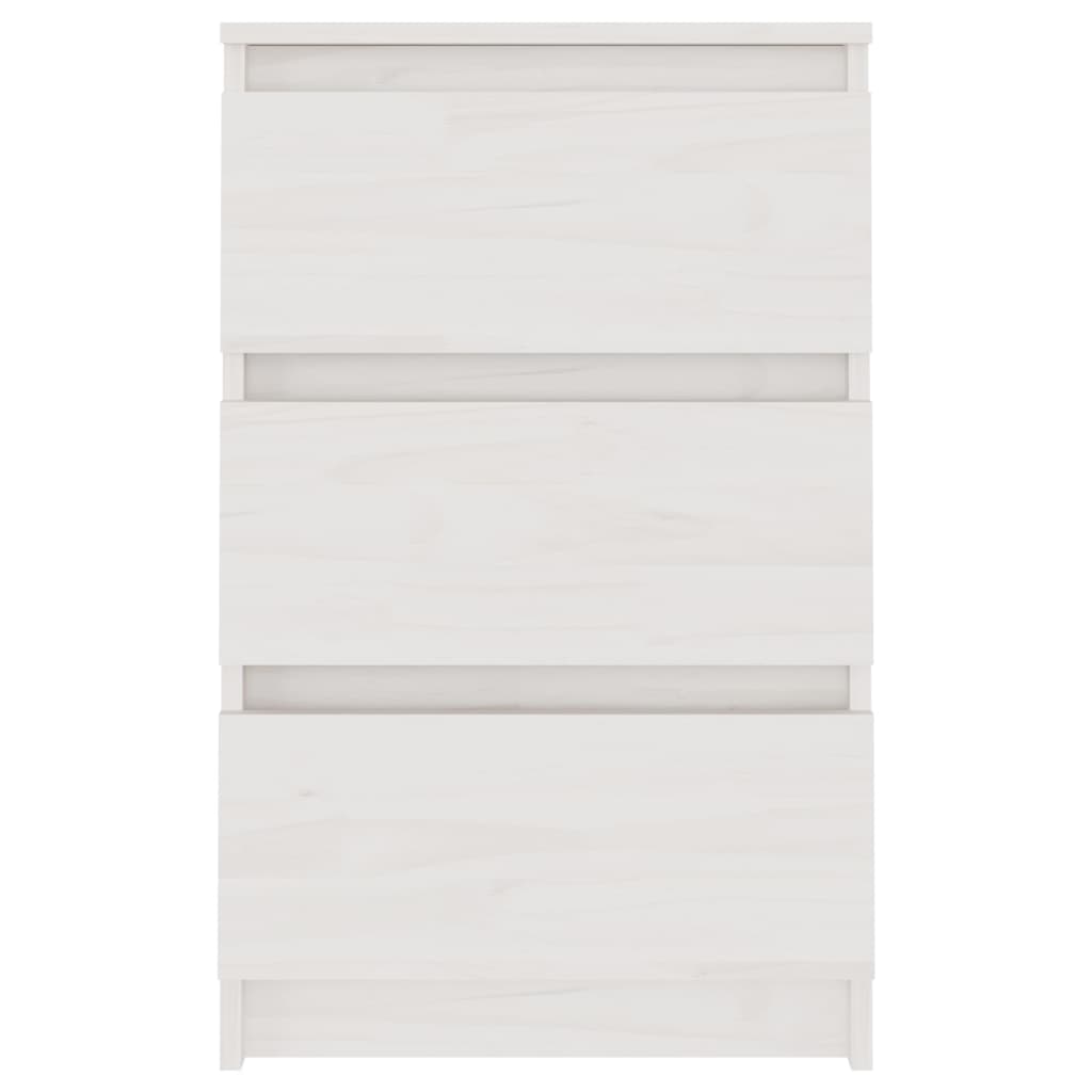 Comodini 2 pz Bianchi 40x29,5x64 cm in Legno Massello di Pino - homemem39