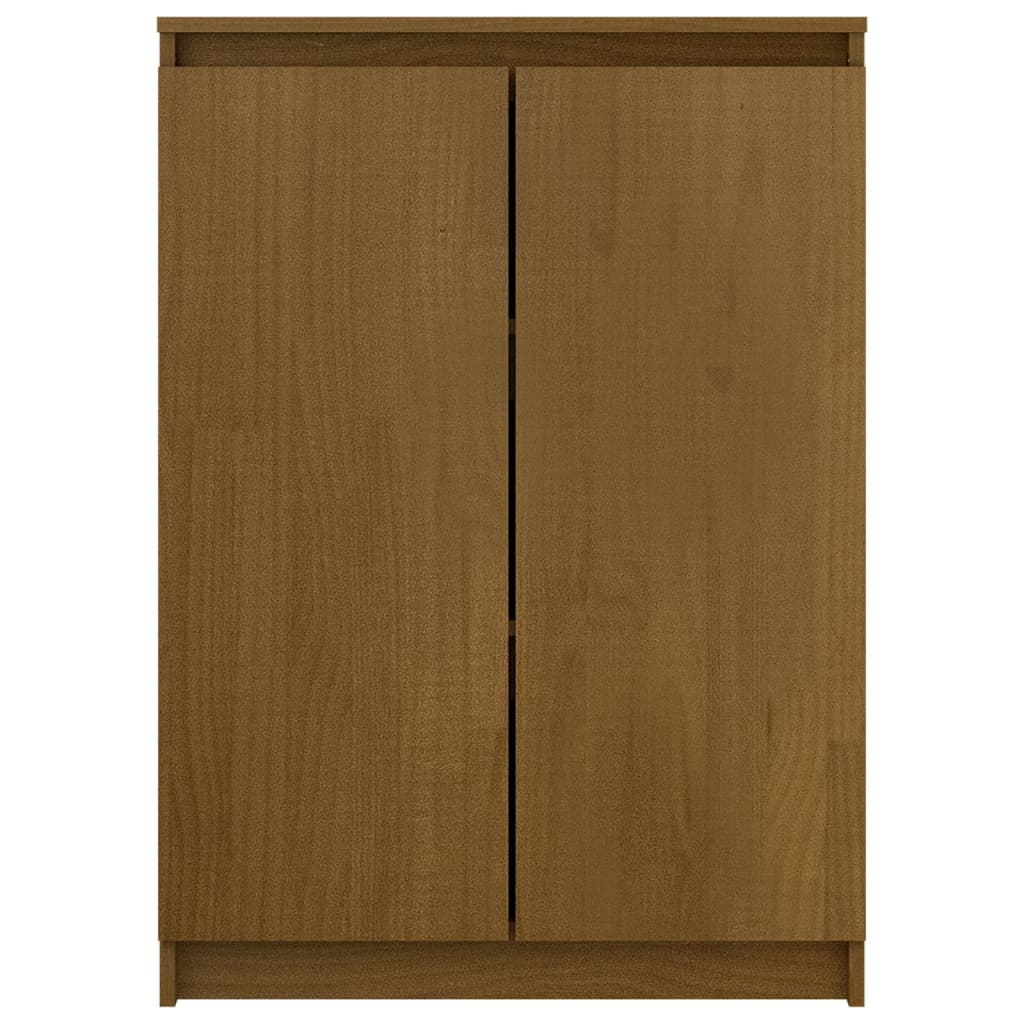 Credenza Marrone Miele 60x36x84 cm in Legno Massello di Pino - homemem39