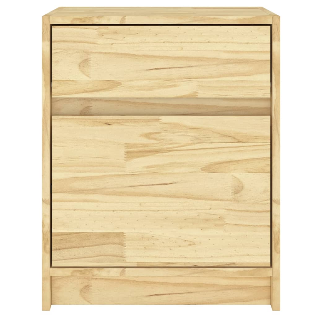 Comodini 2 pz 40x31x50 cm in Legno Massello di Pino - homemem39