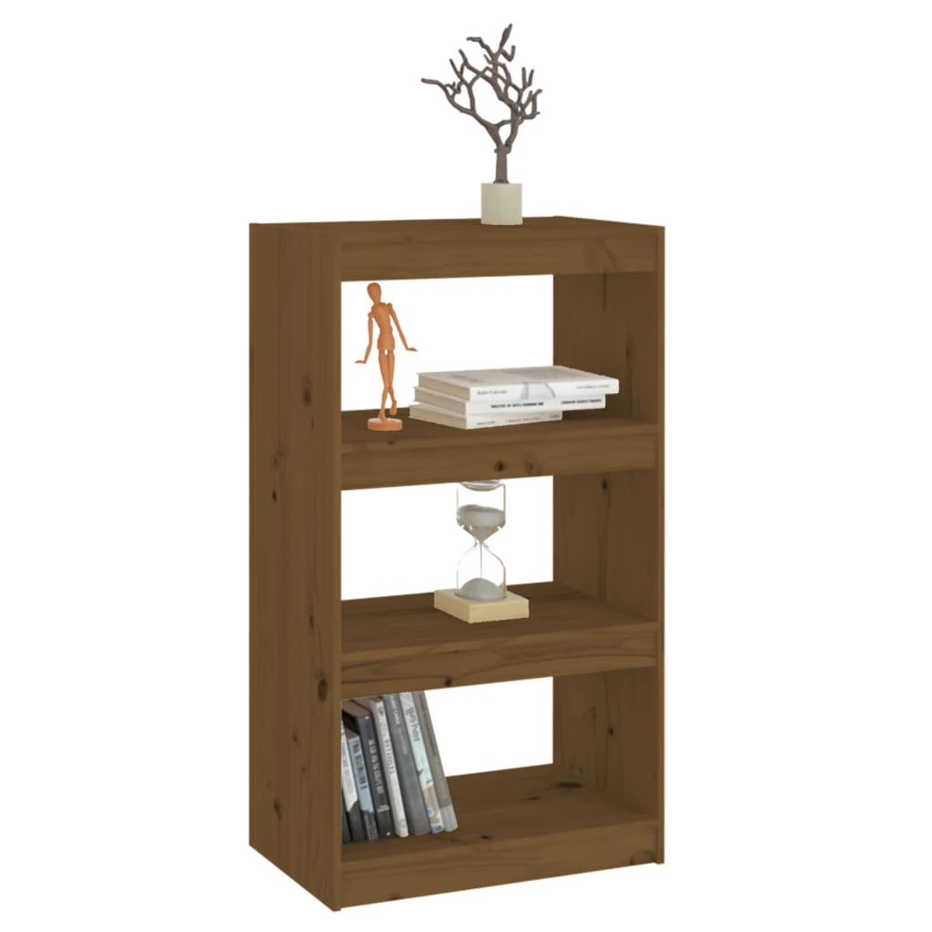 Libreria/Divisorio Miele 60x30x103,5 cm Legno Massello di Pino - homemem39