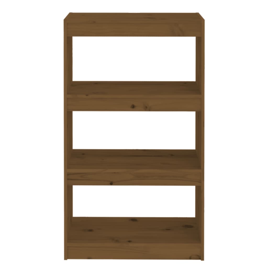 Libreria/Divisorio Miele 60x30x103,5 cm Legno Massello di Pino - homemem39