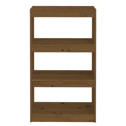 Libreria/Divisorio Miele 60x30x103,5 cm Legno Massello di Pino - homemem39