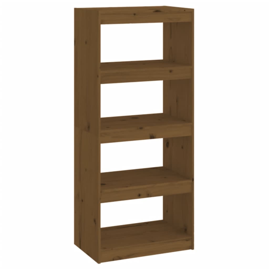 Libreria/Divisorio Miele 60x30x135,5 cm Legno Massello di Pino - homemem39