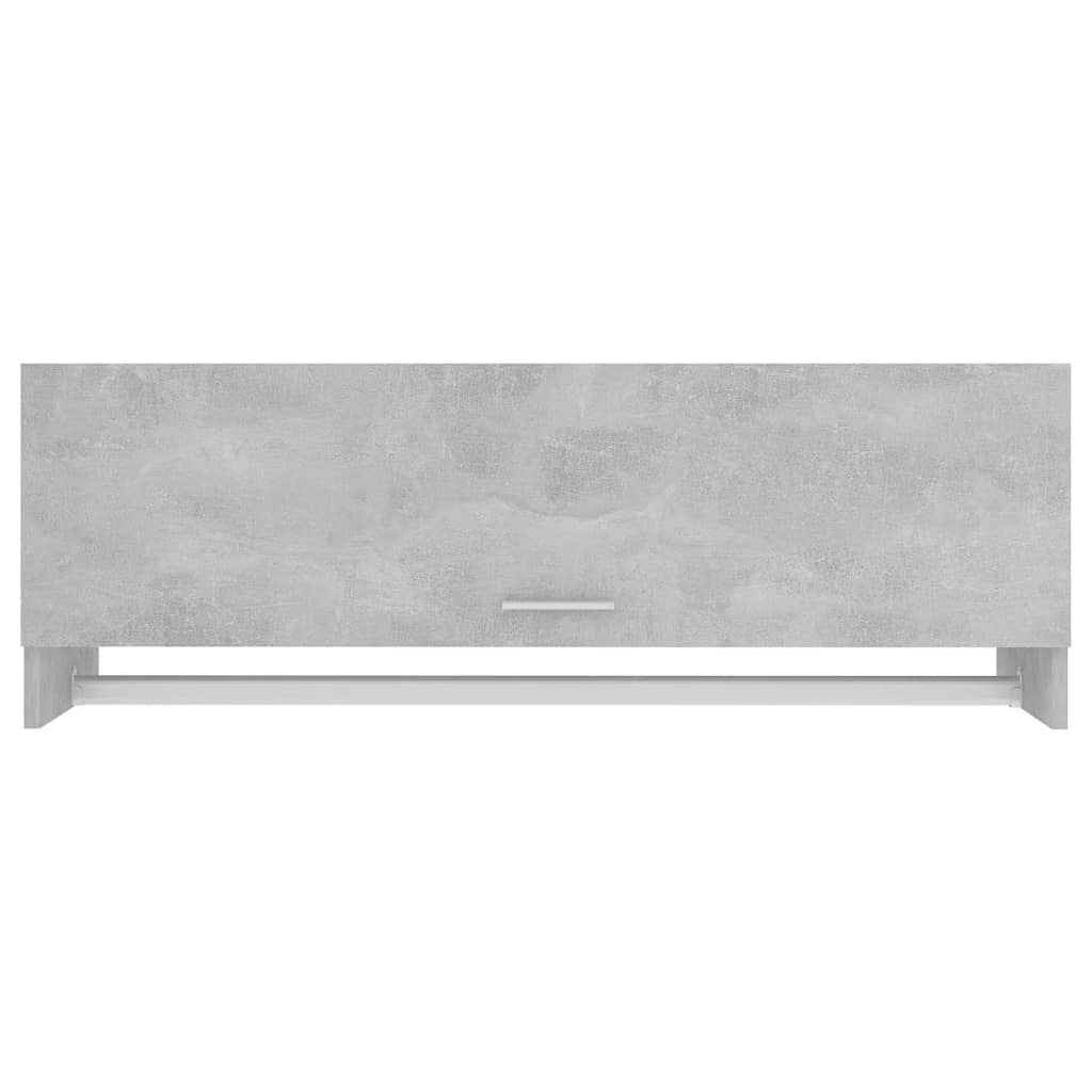 Armadio Grigio Cemento 100x32,5x35 cm in Truciolato - homemem39