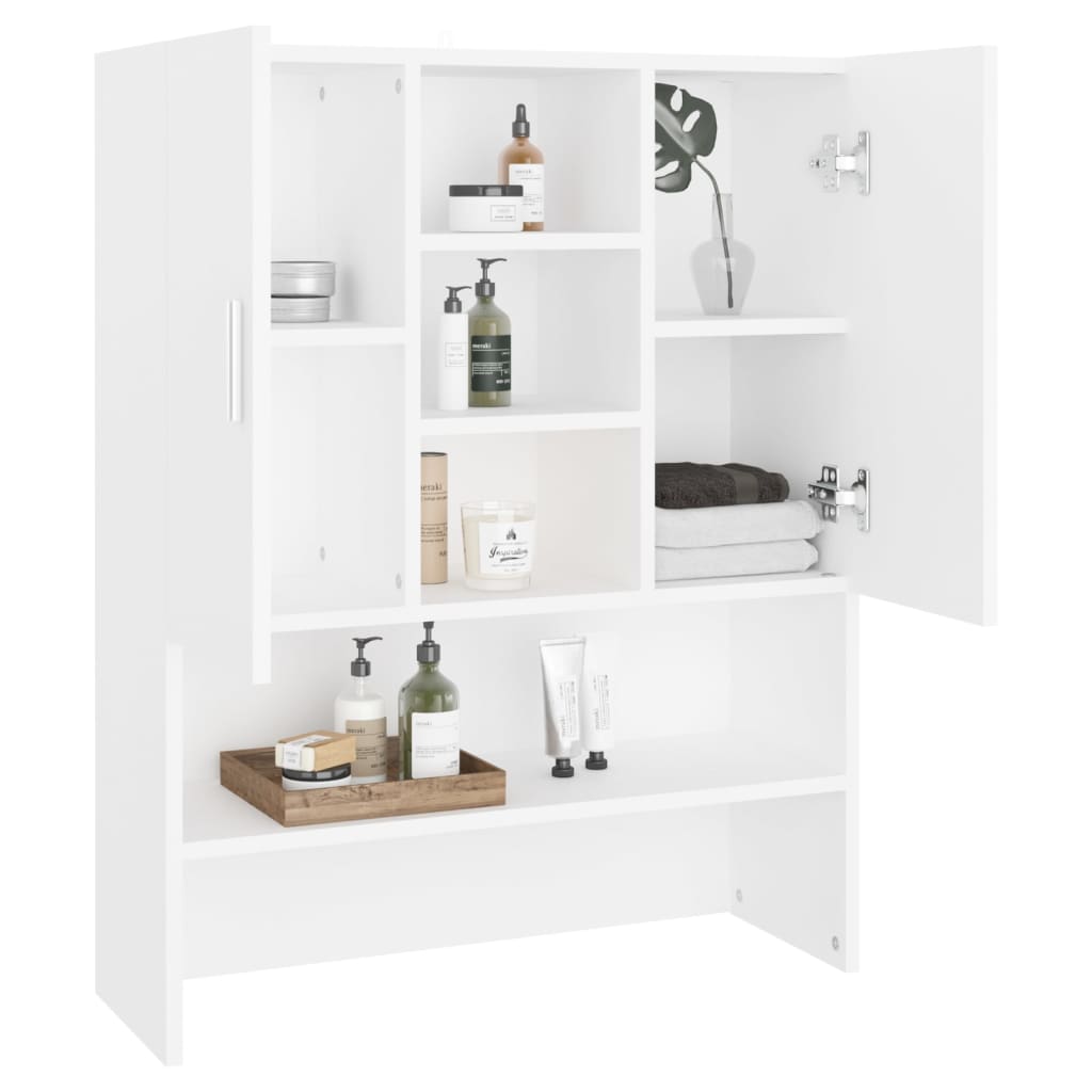 Mobile per Lavatrice Bianco 70,5x25,5x90 cm - homemem39