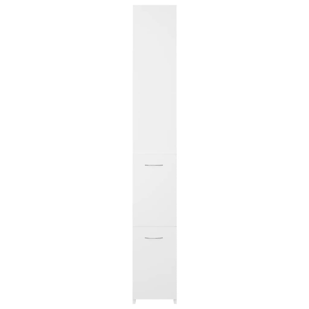 Armadietto da Bagno Bianco 25x25x170 cm in Truciolato - homemem39