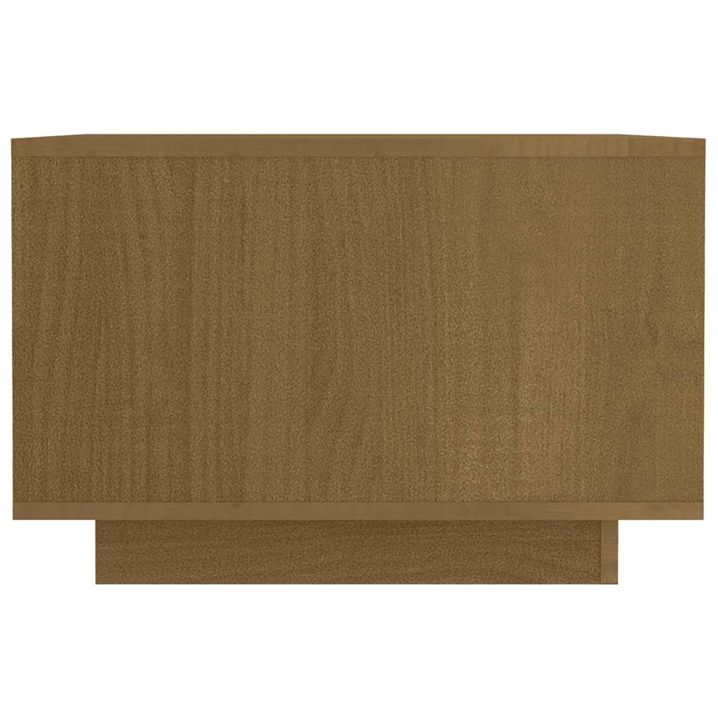 Tavolino da Salotto Miele 50x50x33,5 cm Legno Massello di Pino - homemem39