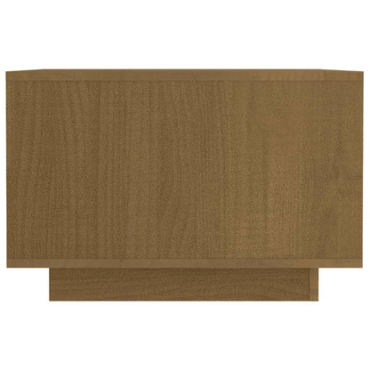 Tavolino da Salotto Miele 50x50x33,5 cm Legno Massello di Pino - homemem39