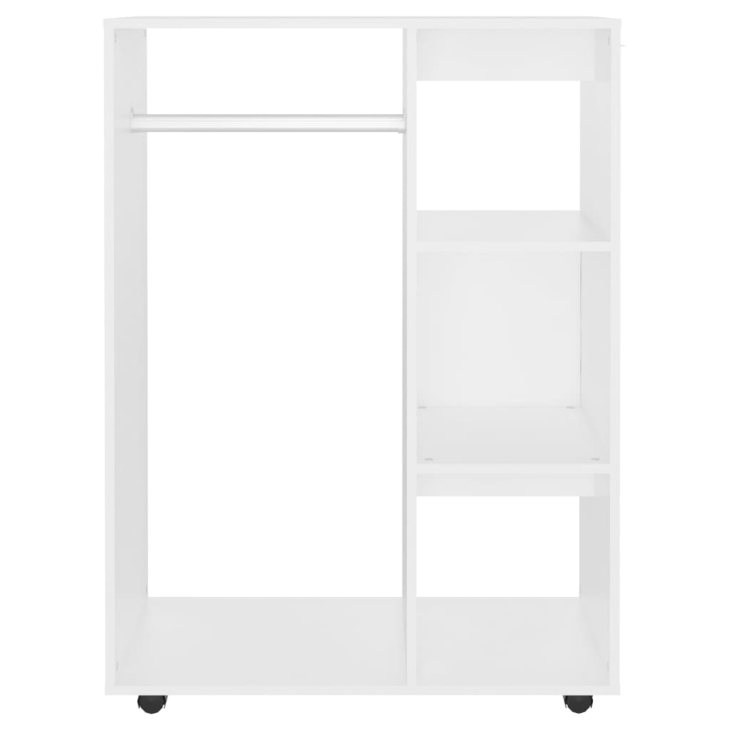 Armadio Bianco 80x40x110 cm in Truciolato - homemem39