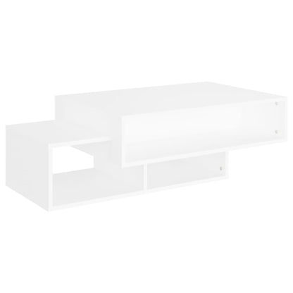 Tavolino da Salotto Bianco 102x55x42 cm Legno Legno Multistrato - homemem39