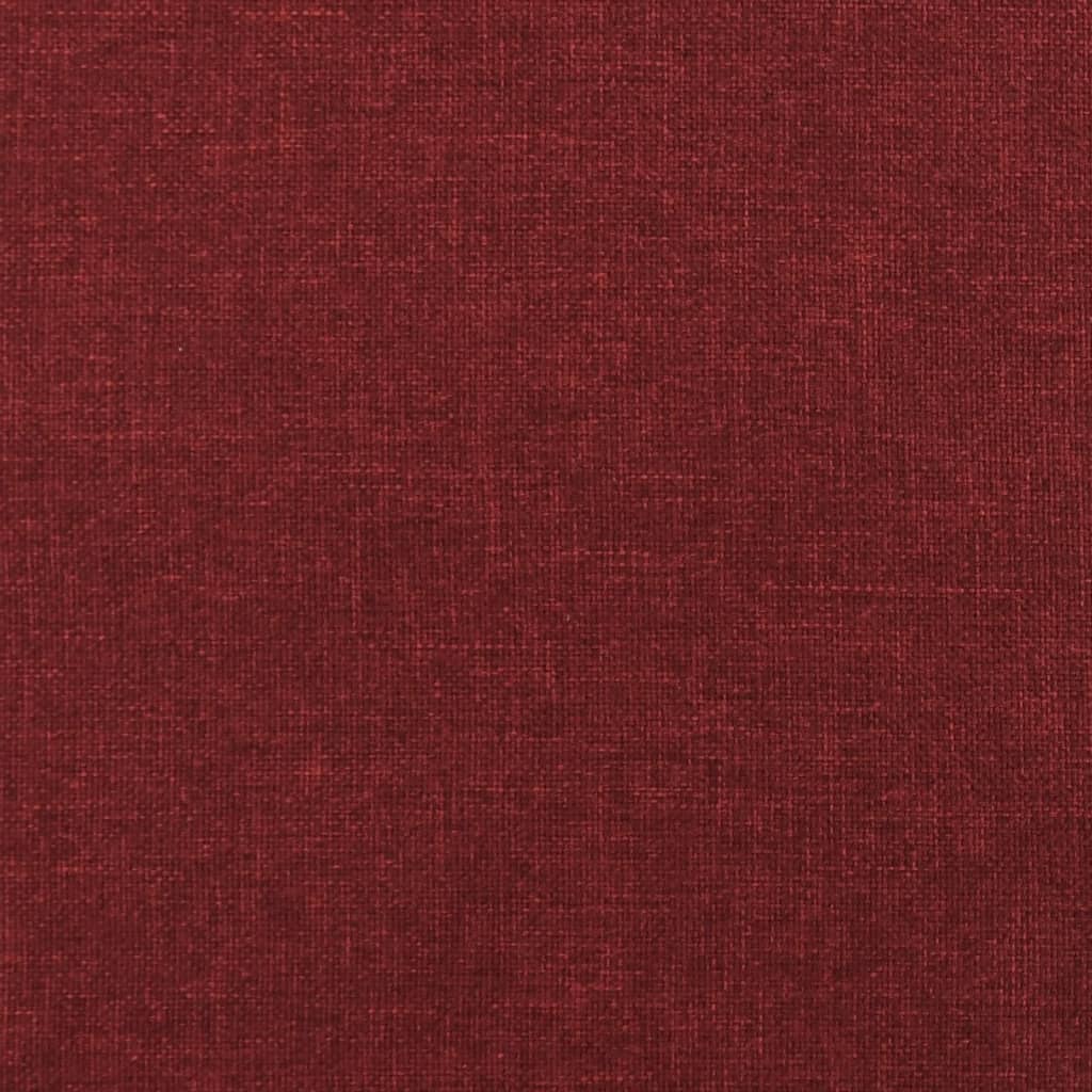 Poggiapiedi Rosso Vino 78x56x32 cm in Tessuto - homemem39