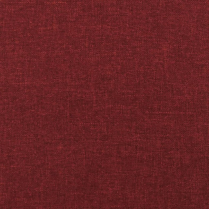 Poggiapiedi Rosso Vino 78x56x32 cm in Tessuto - homemem39
