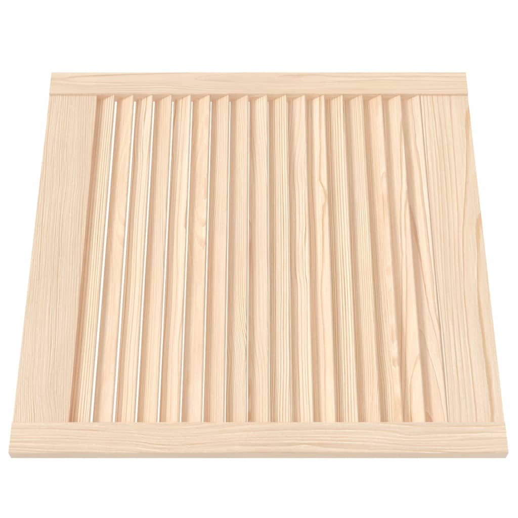 Ante con Design a Lamelle 4 pz 61,5x59,4 cm in Legno di Pino - homemem39