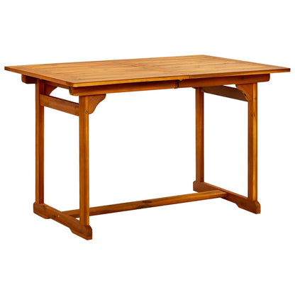 Tavolo da Pranzo per Esterni (120-170)x80x75 cm in Legno Acacia - homemem39