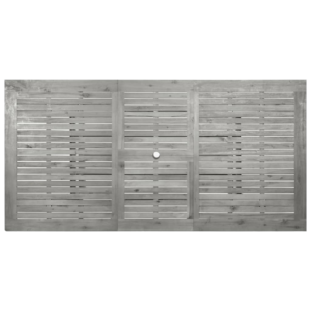 Tavolo da Pranzo per Esterni (150-200)x100x75cm Massello Acacia - homemem39