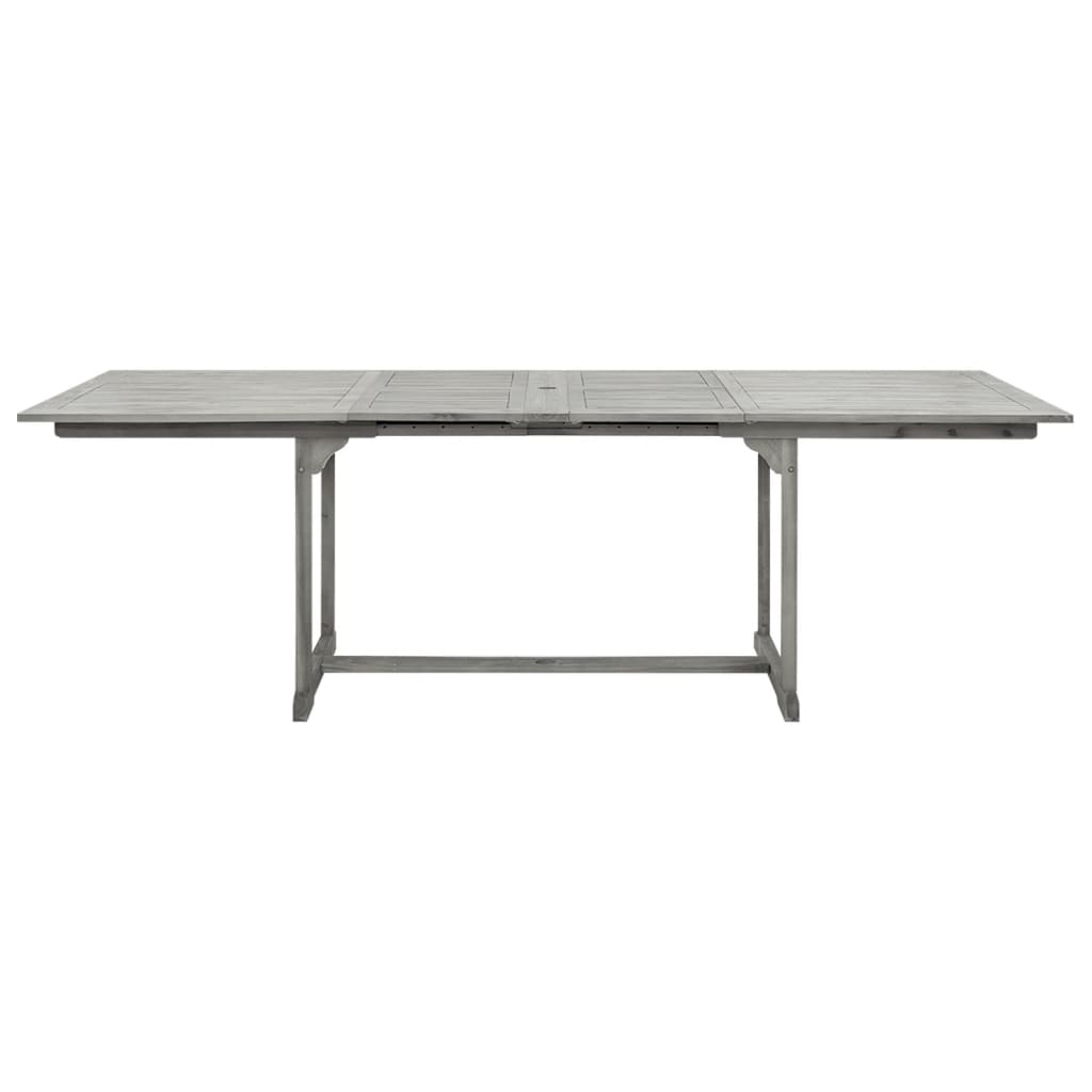 Tavolo da Pranzo per Esterni (160-240)x100x75cm Massello Acacia - homemem39