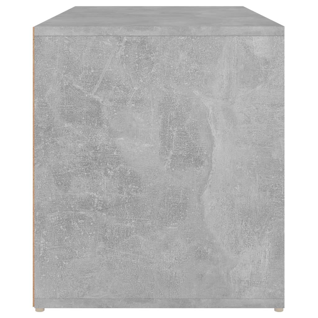 Panca da Ingresso 80x40x45 cm Grigio Cemento in Truciolato - homemem39