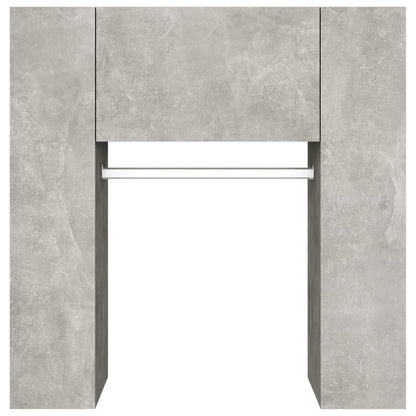 Scaffale Ingresso Grigio Cemento 97,5x37x99cm Legno Multistrato - homemem39