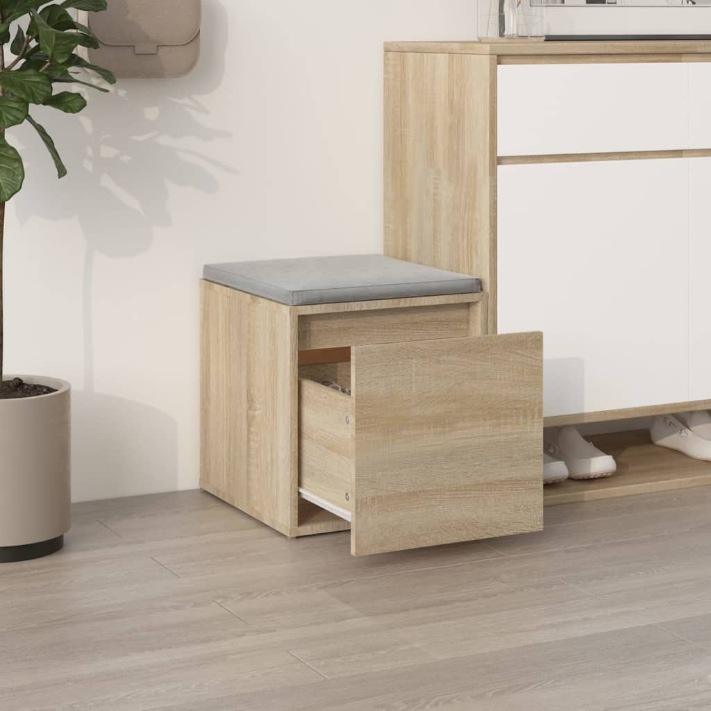 Cassetto Contenitore Rovere Sonoma 40,5x40x40 cm in Multistrato - homemem39