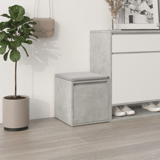 Cassetto Contenitore Grigio Cemento 40,5x40x40 cm in Legno - homemem39