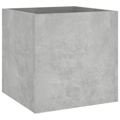 Fioriera Grigio Cemento 40x40x40 cm in Legno Multistrato - homemem39