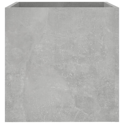 Fioriera Grigio Cemento 40x40x40 cm in Legno Multistrato - homemem39