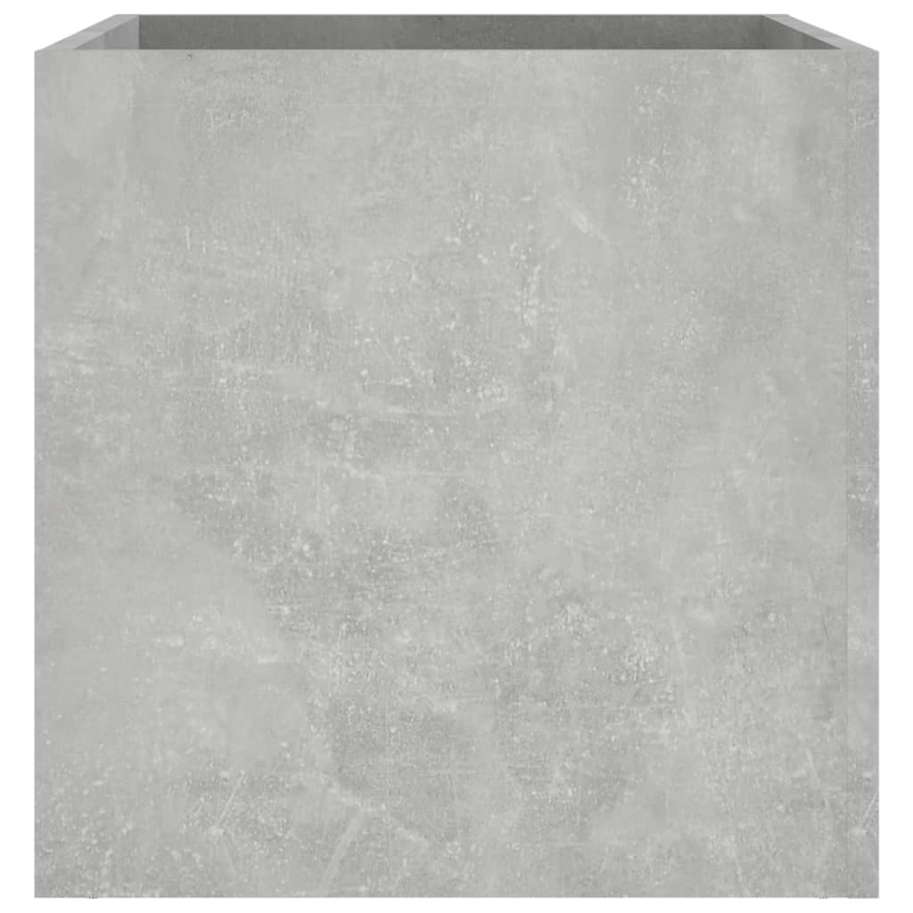 Fioriera Grigio Cemento 40x40x40 cm in Legno Multistrato - homemem39