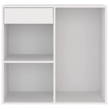 Armadietto per Cosmetici Bianco 80x40x75cm in Legno Multistrato - homemem39