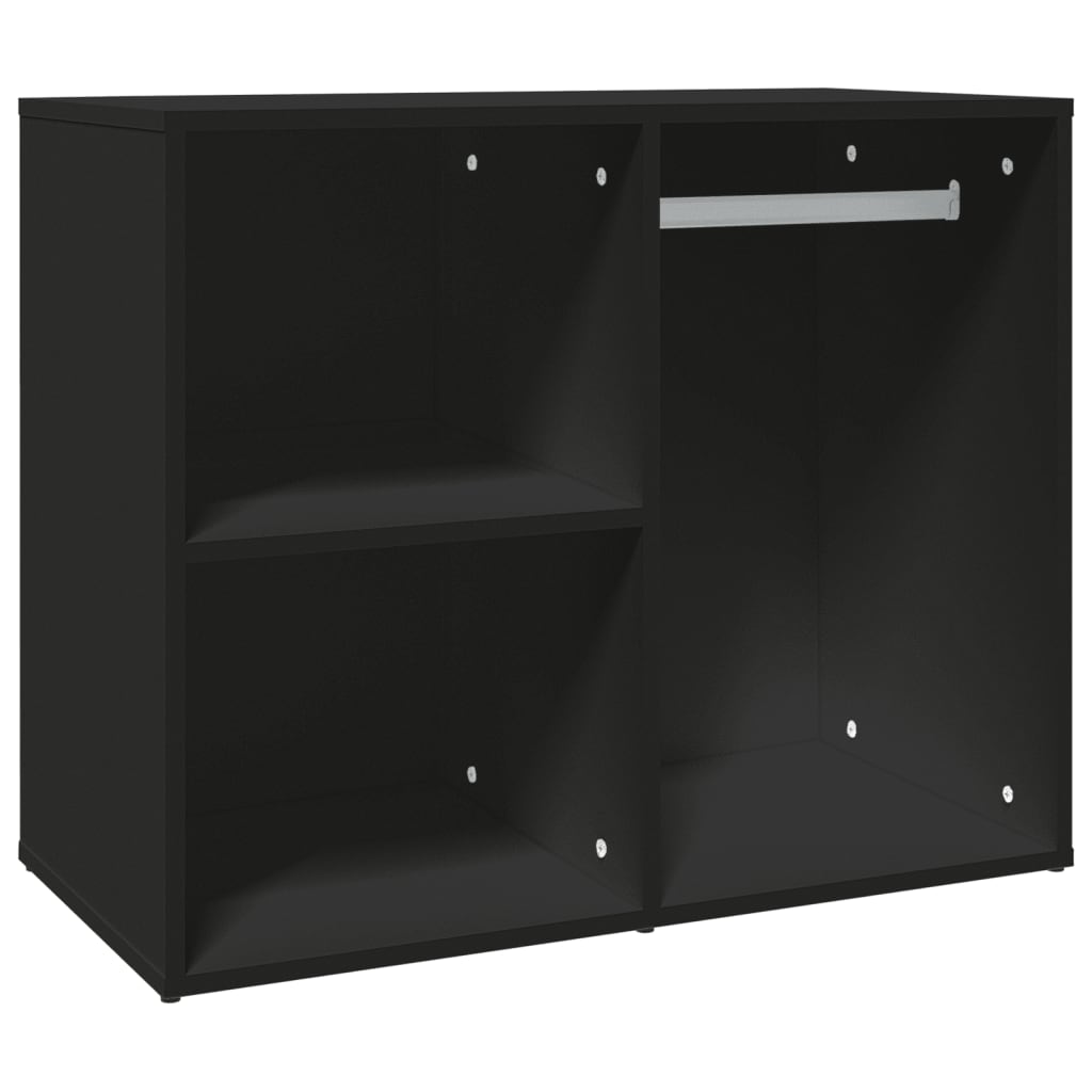 Armadietto per Cosmetici Nero 80x40x65 cm in Legno Multistrato - homemem39