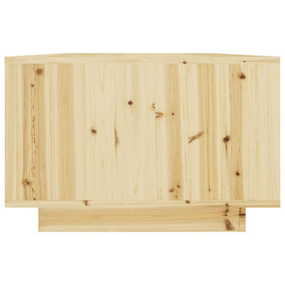 Tavolino da Salotto 110x50x33,5 cm in Legno Massello di Abete - homemem39