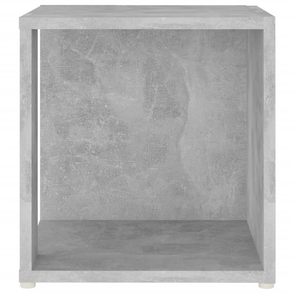 Tavolino Grigio Cemento 33x33x34,5 cm in Truciolato - homemem39