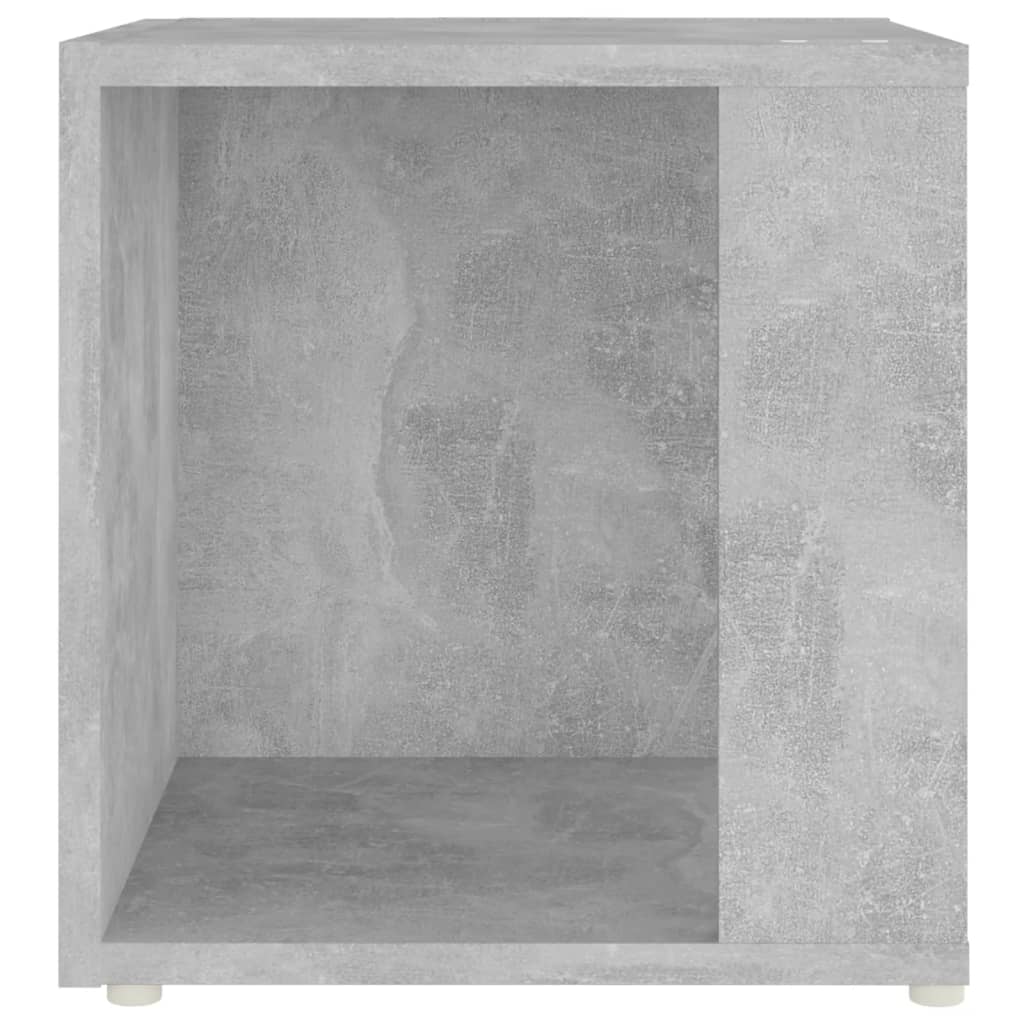 Tavolino Grigio Cemento 33x33x34,5 cm in Truciolato - homemem39