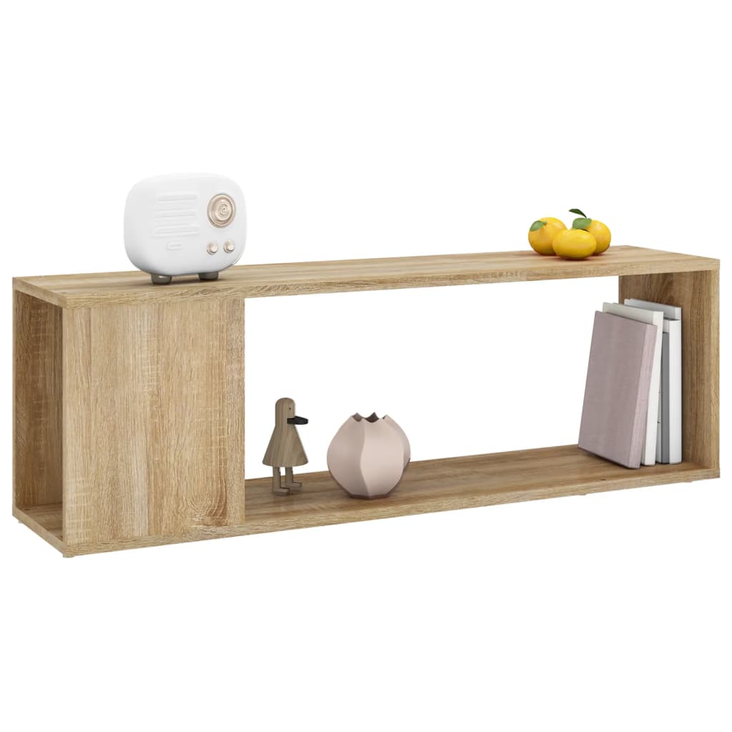 Mobile Porta TV Rovere Sonoma 100x24x32 cm in Truciolato - homemem39