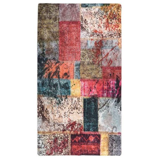 Tappeto Lavabile Patchwork 190x300 cm Multicolore Antiscivolo - homemem39