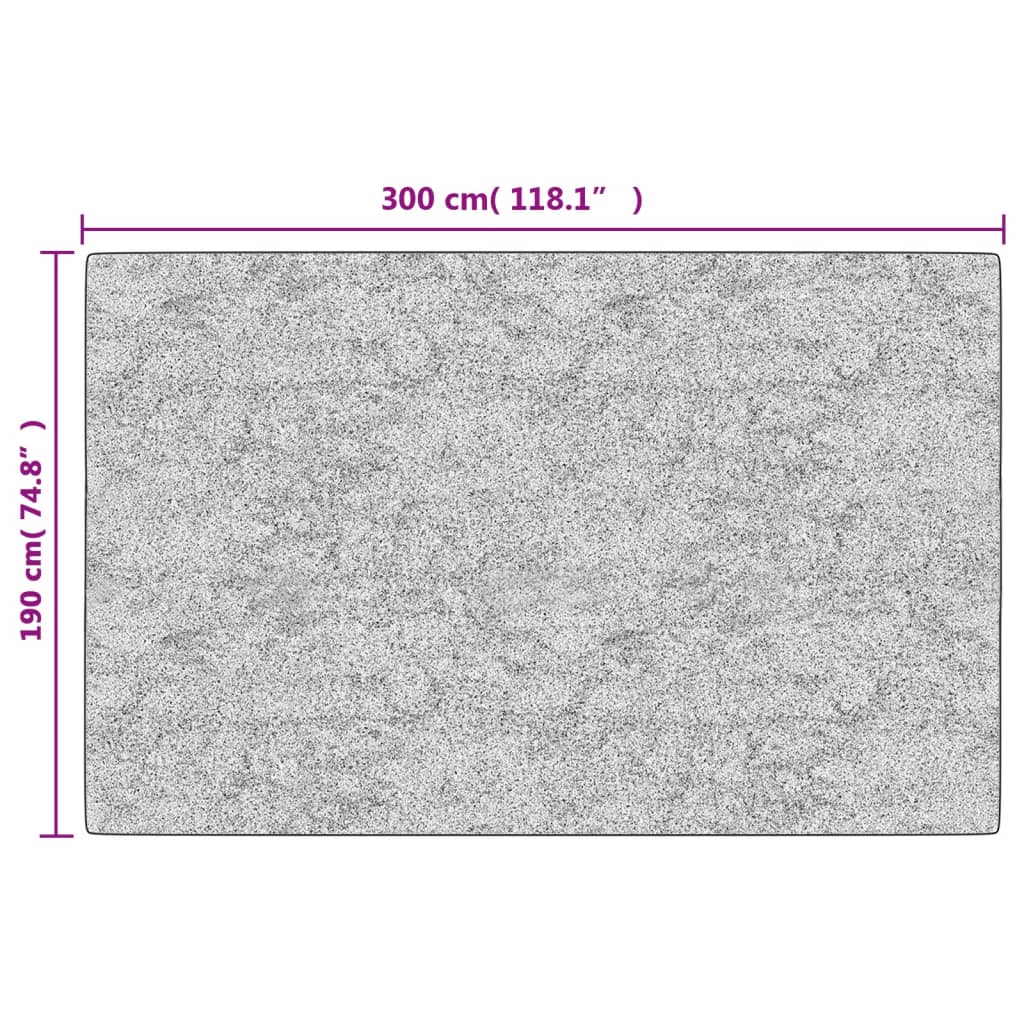 Tappeto Lavabile 190x300 cm Multicolore Antiscivolo - homemem39