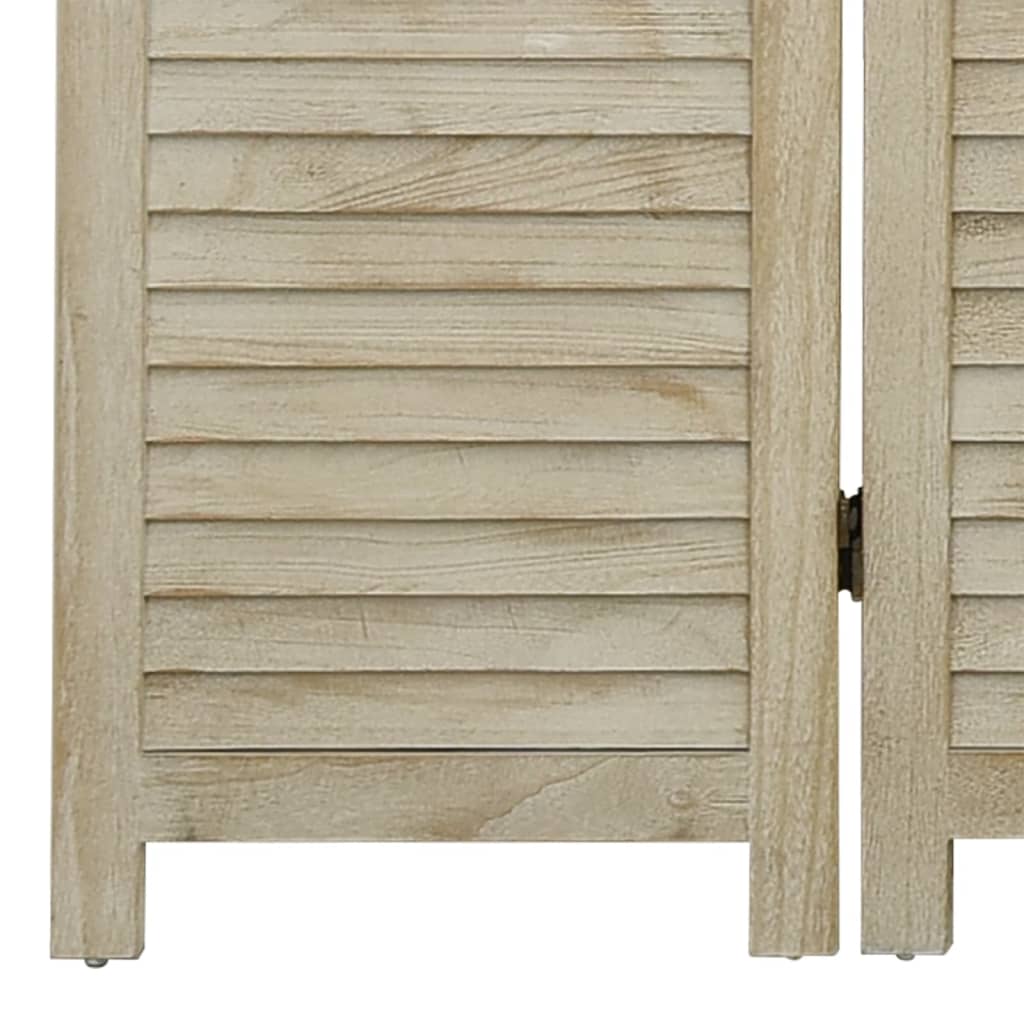 Divisorio a 6 Pannelli 210 x 165 cm Legno Massello di Paulownia - homemem39