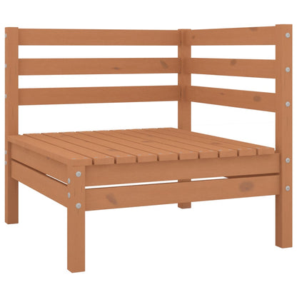 Set Divani da Giardino 4 pz in Legno Massello di Pino Miele - homemem39