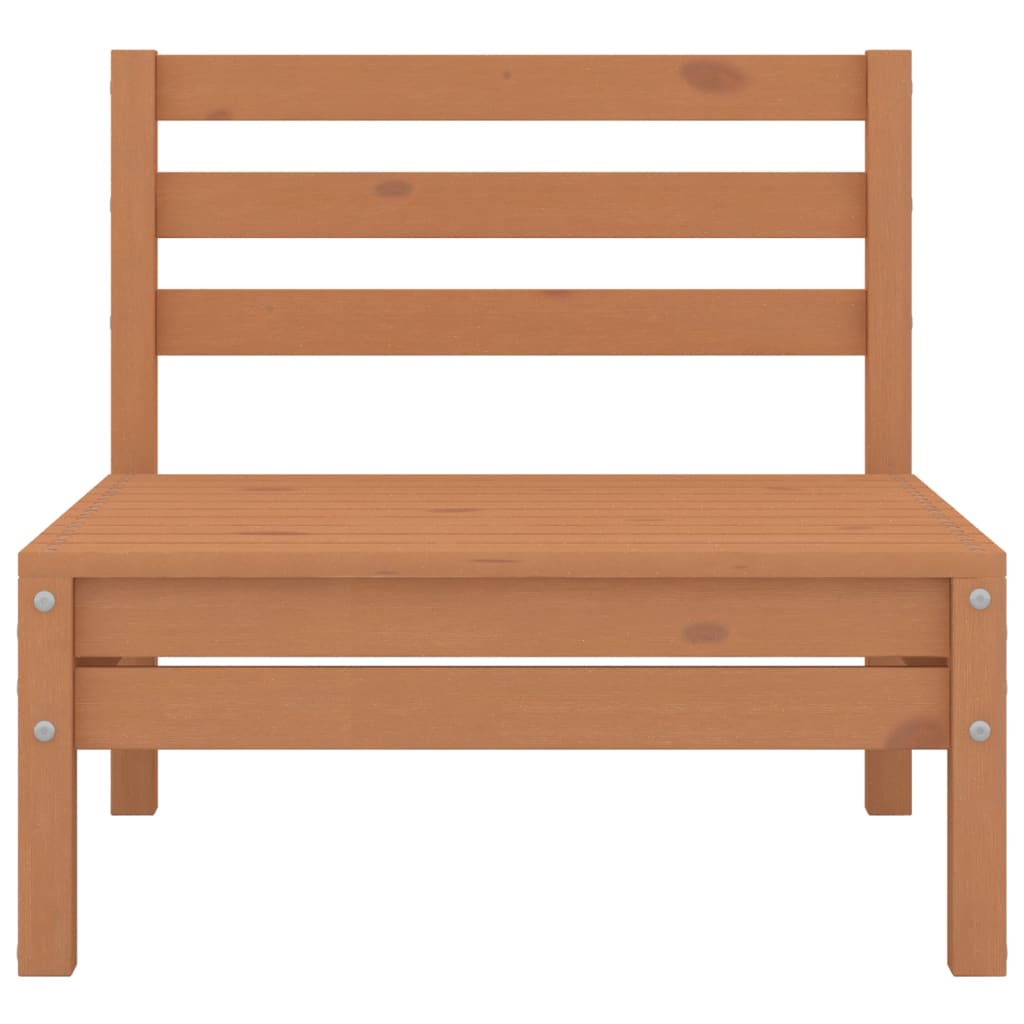 Set Divani da Giardino 4 pz in Legno Massello di Pino Miele - homemem39