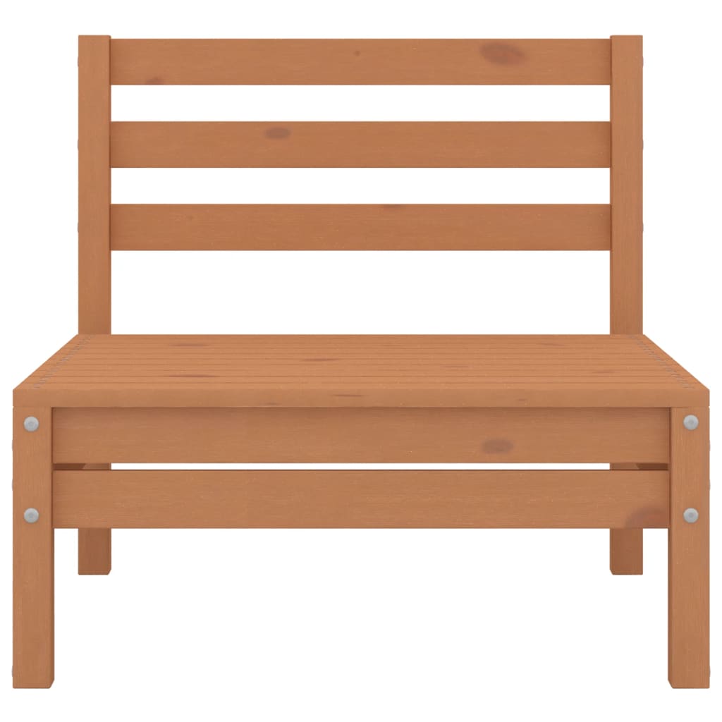 Set Divani da Giardino 4 pz in Legno Massello di Pino Miele - homemem39