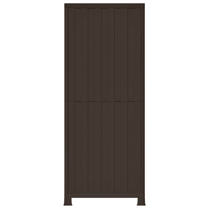 Armadietto in Plastica 68x39x171,5 cm Design Rattan - homemem39