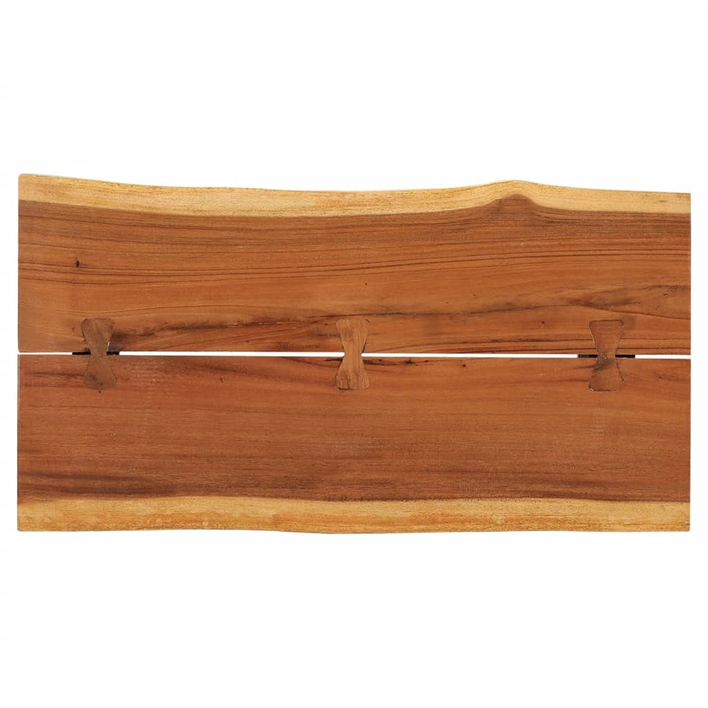 Tavolino da Salotto in Legno Massello di Suar 102x54x41 cm - homemem39