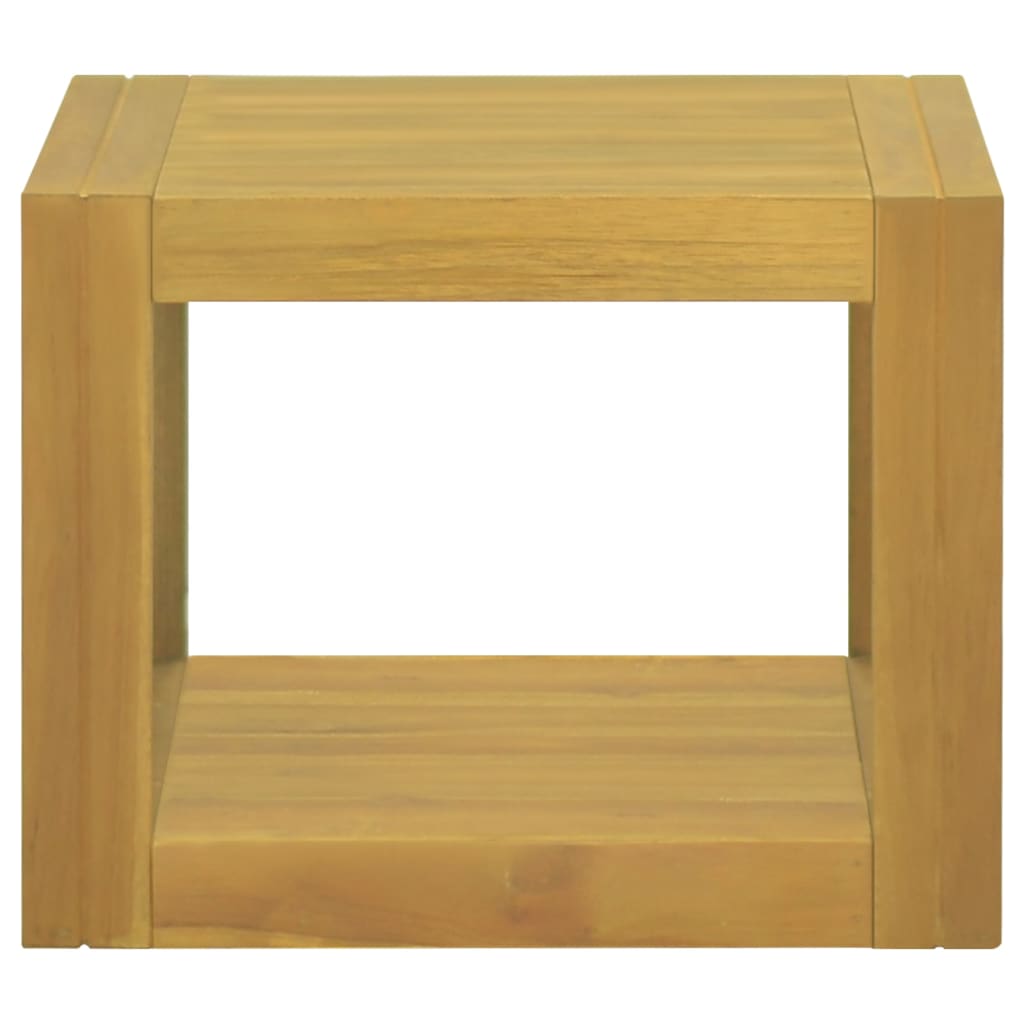 Mobile da Bagno a Parete 45x45x35 cm in Legno Massello di Teak - homemem39